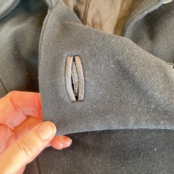 Mackage long black wool nylon & cashmere blend size Small - Picture 11 of 11